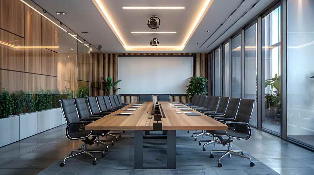 A conference room